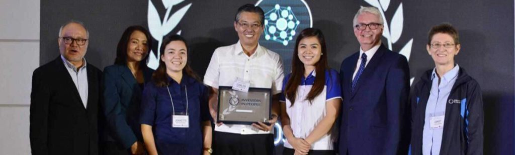 First Balfour HR representatives receive the Silver Accreditation from IIP Philippines 