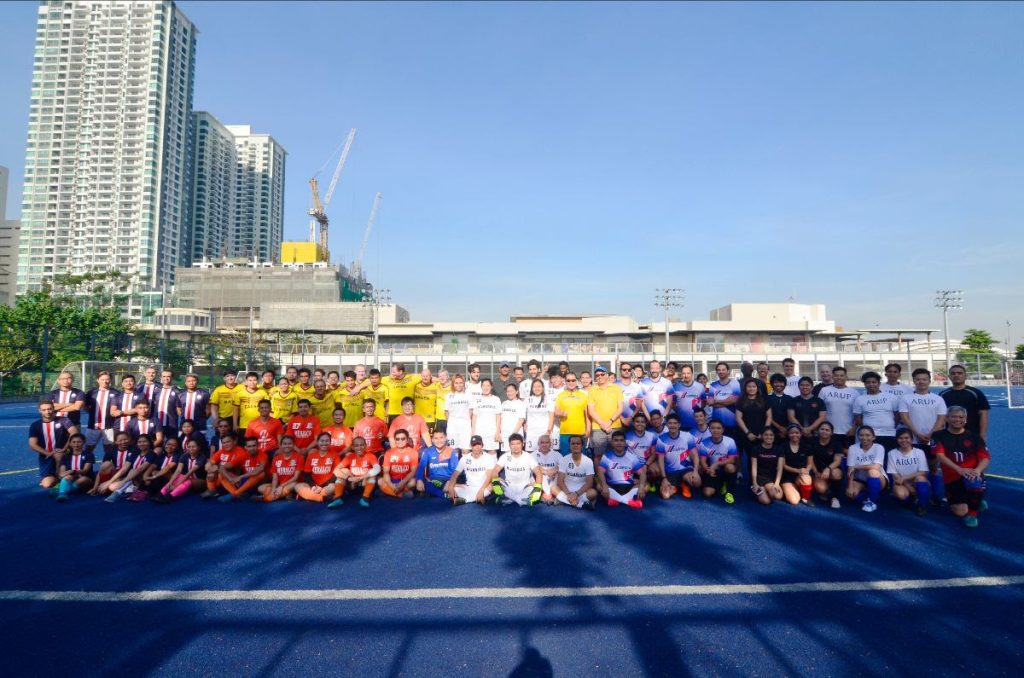 Eight teams from First Balfour’s pool of clients, partners, and suppliers competed in the second run of its Invitational Football Tournament last Saturday, 7 March 2020, at the Blue Pitch in Circuit Makati.