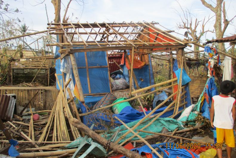 First Balfour - Tiwi Project Management Team completes assistance to families hit by Typhoon Rolly