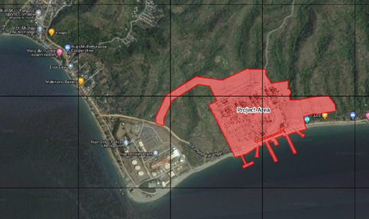 Batangas Combined Cycle Power Plant Map