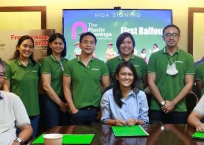 First Balfour signs Plastic Upcycling Initiative with The PLAF
