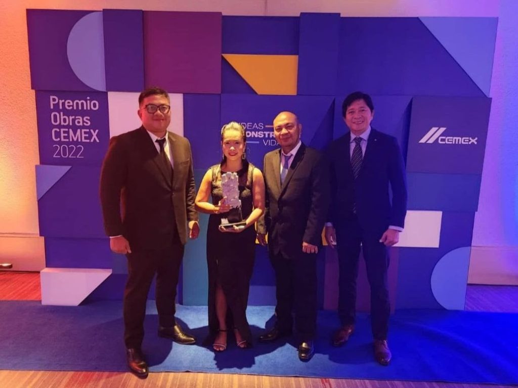 L-R: CEMEX Philippines Commercial Manager (Institutional) Elwyn Borromeo, CEMEX Philippines Area Sales Manager Mary Cris Libodlibod, CLJV Project Director Benjie Dublin, and DMCI Procurement AVP Manny Castro