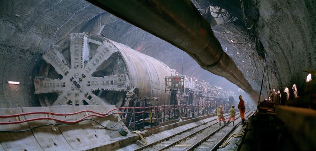 South Rail Boring Machine