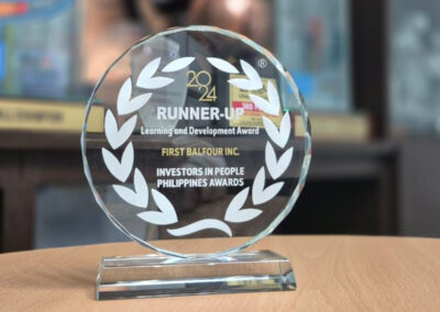 First Balfour named runner-up in IIP Philippines Awards 2024