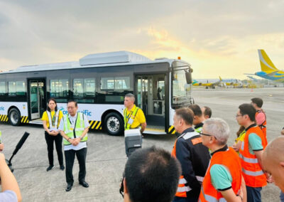 Cebu Pacific rolls out T1 Transport e-buses