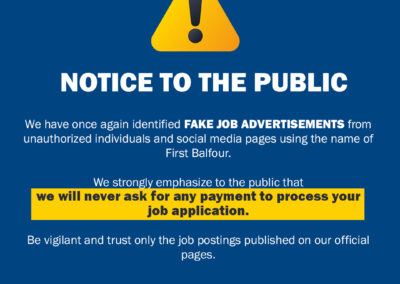 Notice to the Public