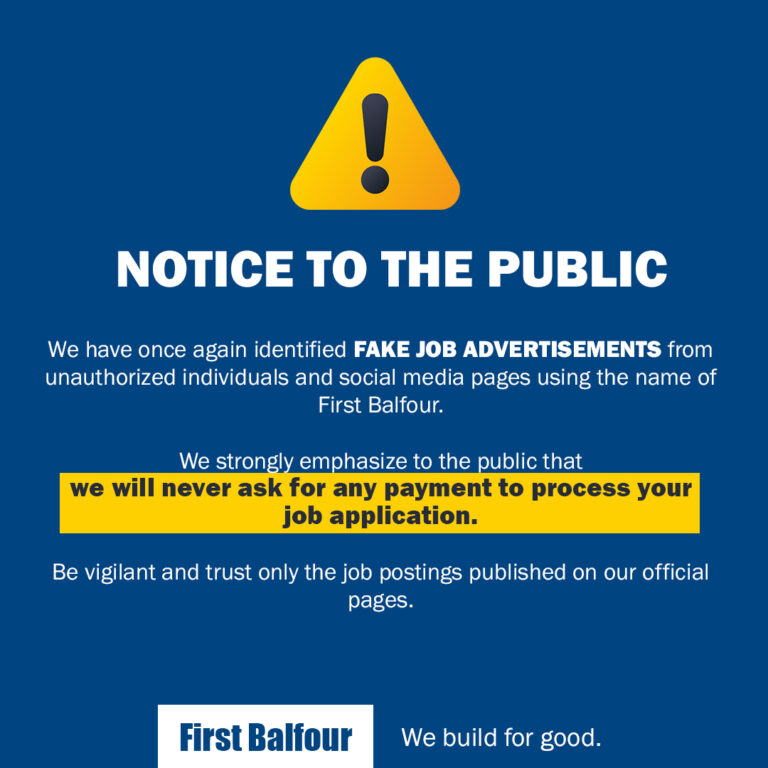Notice to the Public